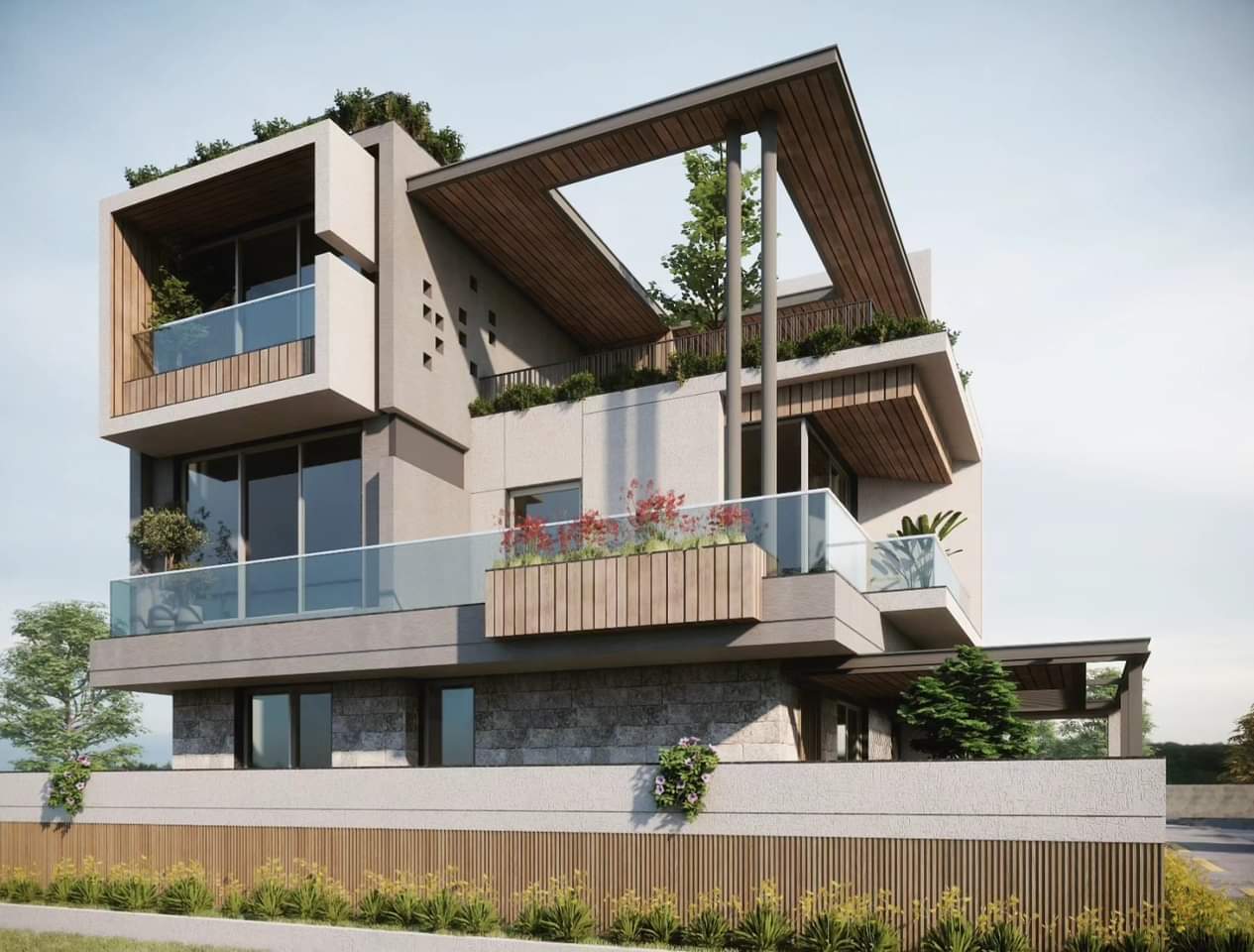 Two-Storey House - Street View